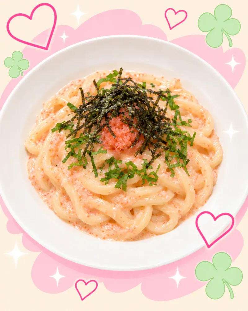 めんたいくりーむうどん