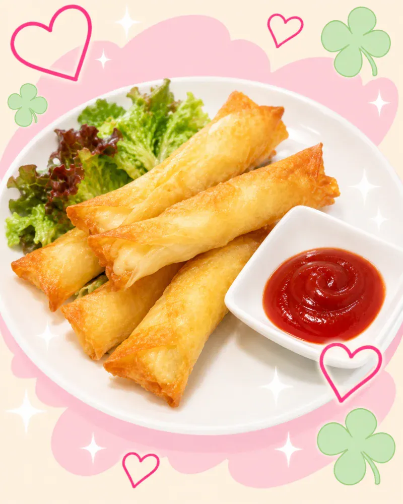 パリパリチーズ春巻き